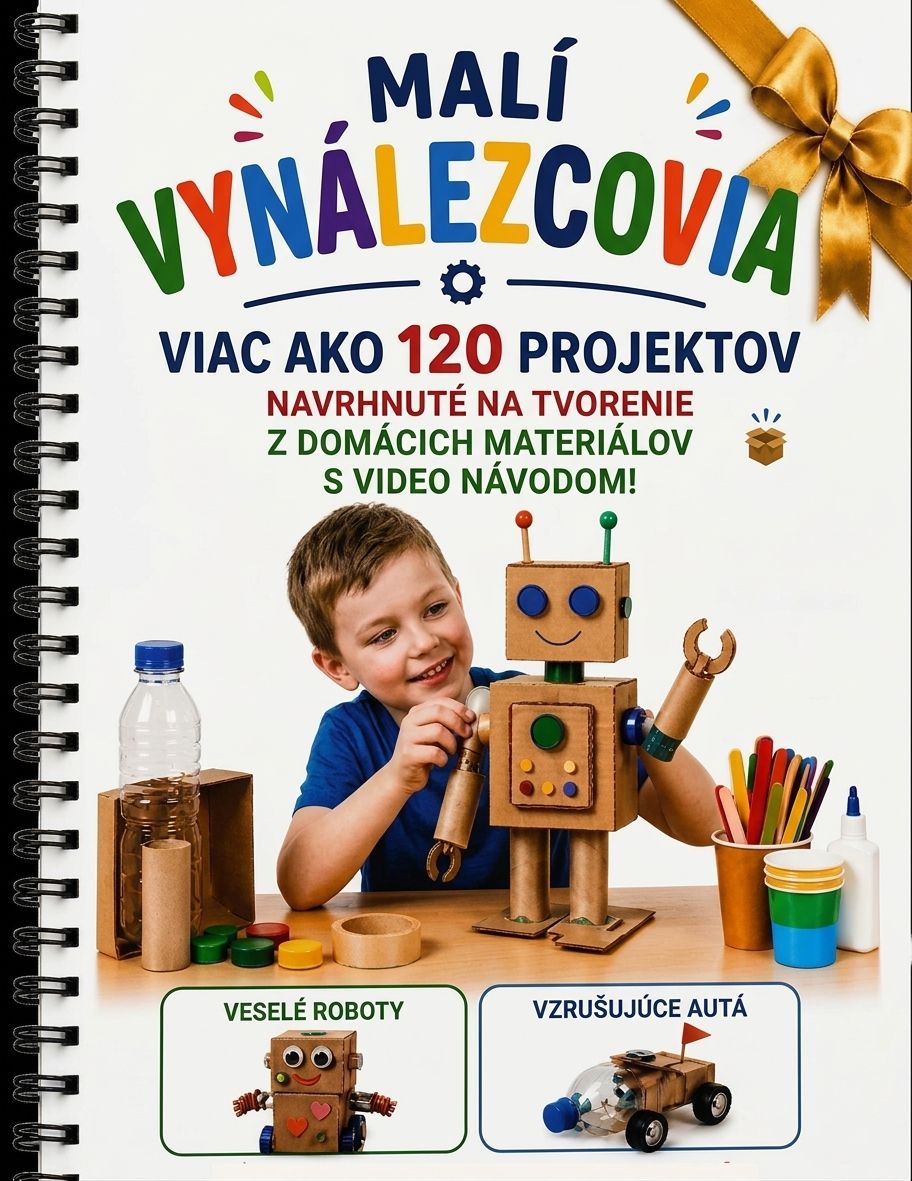 Príručka „Mali Wynalazcy“ — vyše 120 projektov z domácich materiálov